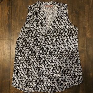 Navy and White blouse!